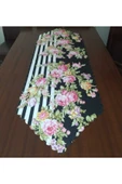 Alkan Homes Gül Desenli Dekoratif Runner - 1