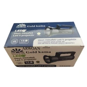 GK6698 Uzun Menzilli LED Projektör Fener | 3000 Metre Aydınlatma Mesafesi | Şarjlı El Feneri | Kamp & Arama Kurtarma thumbnail 7