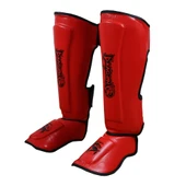DragonDo 40715-P Kaval Ayak Koruyucu Kırmızı Profesyonel Kick Boks Kaval Koruyucu - 2