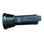 GK6697 Uzun Menzilli LED Projektör Fener | 10W Güçlü Aydınlatma | 7 Saat Çalışma Süresi | Taşınabilir Şarjlı El Feneri - 2