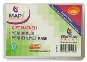 Mapi Çift Hazneli Kimlik - Ehliyet Kabı Şefaf 9101271 - 1
