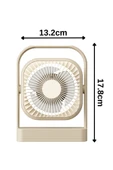Taşınabilir Usb Şarjlı 3 Kademeli Masaüstü Fan Vantilatör Soğutucu YS2551 - 10