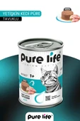 PURELİFE PATE TAVUK ETLİ YETİŞKİN KEDİ KONSERVE MAMA 400GR - 1