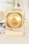 Taşınabilir Usb Şarjlı 3 Kademeli Masaüstü Fan Vantilatör Soğutucu YS2551 - 7