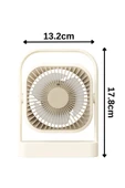 Taşınabilir Usb Şarjlı 3 Kademeli Masaüstü Fan Vantilatör Soğutucu YS2551 - 6