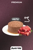 PURELİFE PATE SIĞIR ETLİ YETİŞKİN KEDİ KONSERVE MAMA 400GR - 3