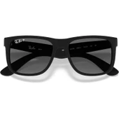 Ray-Ban Justin 4165 622/T3 Black-Light Grey Polarize Güneş Gözlüğü - 6