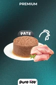 PURELİFE PATE TAVUK ETLİ YETİŞKİN KEDİ KONSERVE MAMA 400GR - 2