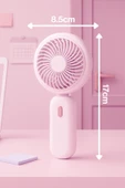 Taşınabililir Mini Usb Şarjlı 3 Kademeli El Masaüstü Vantilatör Fan Soğutucu YM88220 - 3