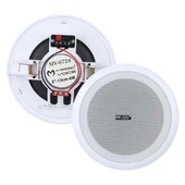 MagicVoice MV-6724 13 CM 6 Watt 8 Ohm 5" Beyaz Trafosuz Alçıpan Hoparlör - 1