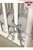Jaju Baby Gri Montessori Yatak Bariyer 100x200 Beşik Kenar Koruma Özel Ölçü - 3