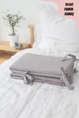 Jaju Baby 90x190 cm Gri Renk Beşik Kenar Koruma Özel Ölçü Montessori Kenar Koruma - 1