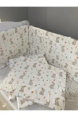 Jaju Baby Tavşan Desenli 80x130 Beşik Kenar Koruma Özel Ölçü - 1