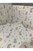 Jaju Baby Tavşan Desenli 80x130 Beşik Kenar Koruma Özel Ölçü - 2