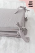 Jaju Baby 90x190 cm Gri Renk Beşik Kenar Koruma Özel Ölçü Montessori Kenar Koruma - 2