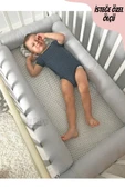 Jaju Baby Gri Montessori Yatak Bariyer 100x200 Beşik Kenar Koruma Özel Ölçü - 1