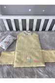 Jaju Baby Sarı Wafle Pike Kumaş Ceylan Tasarım Bebek Alt Açma Çantalı - 3