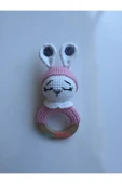 Jaju Baby Amigurumi Kırmızı Ayıcık Diş Kaşıyıcılı Çıngırak 14 Cm - 2