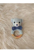 Jaju Baby Amigurumi Ayıcık Diş Kaşıyıcılı Çıngırak 14 Cm - 1