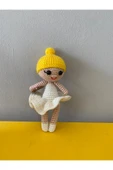 Jaju Baby Amigurumi Kırmızı Elbiseli Balerin Kız 14 cm - 2