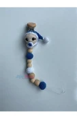 Jaju Baby Amigurumi Emzikli Bebek 22 Cm Çıngırak Ve Emzik Zinciri Üçlü Takım - 1