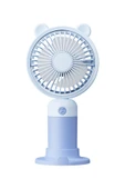 Taşınabililir Mini Usb Şarjlı 3 Kademeli El Masaüstü Vantilatör Fan Soğutucu YM88216 - 10