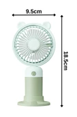 Taşınabililir Mini Usb Şarjlı 3 Kademeli El Masaüstü Vantilatör Fan Soğutucu YM88216 - 2
