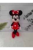 Jaju Baby Kırmızı Minnie Mouse Kız Amigurumi Oyuncak 36 cm - 1