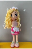 Jaju Baby Amigurumi Sarı Saçlı Kız 40 cm - 1
