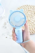 Taşınabililir Mini Usb Şarjlı 3 Kademeli El Masaüstü Vantilatör Fan Soğutucu YM88216 - 12