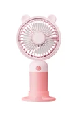 Taşınabililir Mini Usb Şarjlı 3 Kademeli El Masaüstü Vantilatör Fan Soğutucu YM88216 - 5