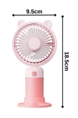 Taşınabililir Mini Usb Şarjlı 3 Kademeli El Masaüstü Vantilatör Fan Soğutucu YM88216 - 6