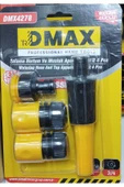 DMAX SULAMA HORTUM VE MUSLUK BAĞLANTI APARATI 1/2 4 PARÇA - 1
