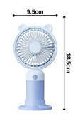 Taşınabililir Mini Usb Şarjlı 3 Kademeli El Masaüstü Vantilatör Fan Soğutucu YM88216 - 11