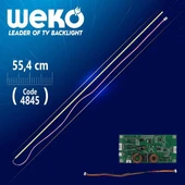 50'' Universal E-Led 63 Ledli (7020) 554mm 360-450ma 63-66v Çift Led+Sürücü+Kablo Takım (Wk-1371) - 1