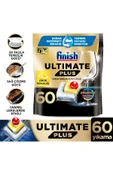 Ultimate Plus Hepsi Bir Arada 60 Kapsül Limon Bulaşık Makinesi Deterjanı Tableti - 1