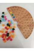 WOODTOY'S ORGANİK OYUNCAK DÜNYASI MONTESSORİ AHŞAP GÖKKUŞAĞI RENK EŞLEŞTİRME - 2