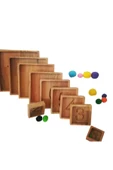 WOODTOY'S ORGANİK OYUNCAK DÜNYASI AHŞAP SAYI PİRAMİDİ - 6