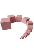 WOODTOY'S ORGANİK OYUNCAK DÜNYASI MONTESSORİ PEMBE KULELER - 3