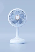 Taşınabilir Usb Şarjlı 3 Kademeli Masaüstü Dönebilen Fan Vantilatör Soğutucu YS2531 - 11