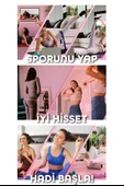 5’li Pilates Direnç Bandı Seti Loop Squat Lastiği Çantalı Fitness Egzersiz Bantları - Mavi - 6