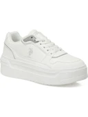 U.S.POLO ASSN.CAROLINE 5PR BEYAZ COMFORT CASUAL ANATOMİK SPOR AYAKKABI thumbnail 3
