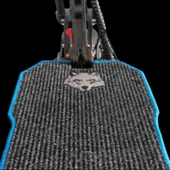 Onvo Elektrikli Scooter Aksesuar Koruyucu Paspas Onvo Rx7 Rx-7 rx-07 rx-007 Uyumlu Gri Kurt Nakış Arma ve Kırmızı Kurt Nakış Armalı Ayak Dayama Seti Ile Birlikte - 4
