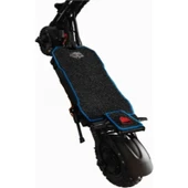 Onvo Elektrikli Scooter Aksesuar Koruyucu Paspas Onvo Rx7 Rx-7 rx-07 rx-007 Uyumlu Gri Kurt Nakış Arma ve Kırmızı Kurt Nakış Armalı Ayak Dayama Seti Ile Birlikte - 3