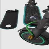 Mamipas Elektrikli Scooter Aksesuar Mi Pro 2 Için Koruyucu Kaplan Baskılı Paspas - 1