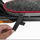 Mamipas Elektrikli Scooter Aksesuar Koruyucu Paspas Özel Kurt Börü Nakış Armalı Navee N65 Için thumbnail 4