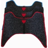 Mondial Motosiklet Aksesuar Koruyucu Modifiye Paspas Mondial Turismo 50 cc Benzinli Scooter Uyumlu Kurt Nakış Armalı Kenar Overlok Renk Seçenekli thumbnail 3