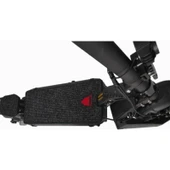 Gorilla Elektrikli Scooter Aksesuar Koruyucu Paspas Gorilla G3 Uyumlu Siyah Kenar Overlok Kırmızı Kurt Nakış Armalı thumbnail 1