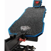 Onvo Elektrikli Scooter Aksesuar Koruyucu Paspas Onvo Rx7 Rx-7 rx-07 rx-007 Uyumlu Gri Kurt Nakış Arma ve Kırmızı Kurt Nakış Armalı Ayak Dayama Seti Ile Birlikte - 2