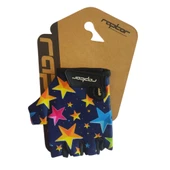 Raptor Çocuk Eldiveni Kısa Parmak Çocuk Bisiklet Eldiveni Silikon Jelli Yıldız Desenli M Beden thumbnail 4